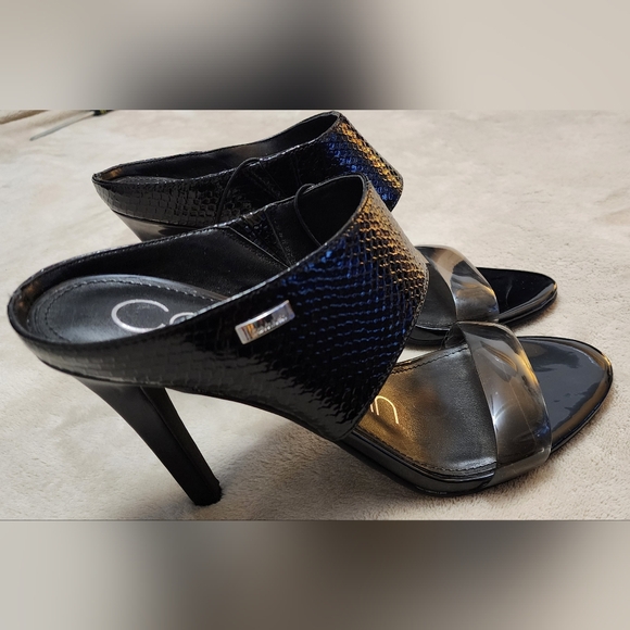 CALVIN KLEIN high Heels in color black,  US 8.5,  NEW - Picture 4 of 10